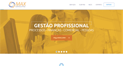 Desktop Screenshot of maxconsulting.com.br