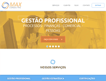 Tablet Screenshot of maxconsulting.com.br